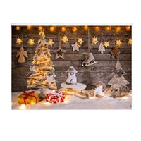 Kaimu Portable Print Christmas Style Collapsible Photography Background For Shooting Party Games & Activities