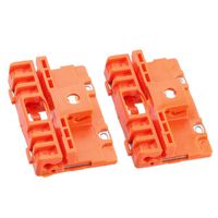 Ecosin 1 Pair Window Regulator Repair Clips Front Left And Right For Audi A6