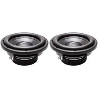 (2) Skar Audio VD-10 D4 10" 800W Max Power Dual 4 Ohm Shallow Mount Subwoofers, Pair of 2