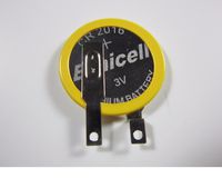 1x CR2016 with 5mm Tabs/Pins Eunicell Lithium Battery 3V CMOS BIOS Backup