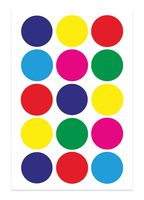 Hygloss Products 18671 Self Adhesive Stickers, 25 Sheets