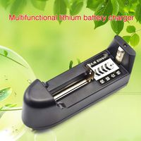 Multifunctional Charger of Li-ion Lithium Battery Single Groove For Li-ion Battery 18650, 14500, 16340 And 26650