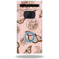 MightySkins Skin Compatible with Ring Doorbell 2 - Butterfly Garden | Protective, Durable, and Unique Vinyl Decal wrap Cover | Easy to Apply, Remove, and Change Styles | Made in The USA