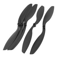 5pcs Assembly Black Plastic Prop Propeller 0947 for RC Model Airplane