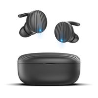 True Wireless Earbuds, TECTOKA Bluetooth Earbuds Wireless Headphones Sport Bluetooth Headset Wireless Earphones IPX7 Waterproof Bluetooth 5.0 Stereo Hi-Fi Sound Deep Bass with Charging Case (Black)
