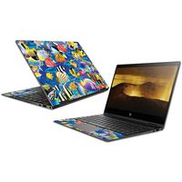 MightySkins Skin Compatible with HP Envy x360 Convertible 13" (2018) - Tropical Fish | Protective, Durable, and Unique Vinyl Decal wrap Cover | Easy to Apply, Remove | Made in The USA