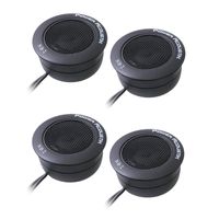 4) New Power Acoustik NB-2 400W 1" Car 3 Way Mount Audio Dome Super Tweeters
