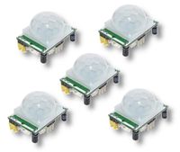 DarEnterpries 5PCS HC-SR501 PIR Infrared IR Sensor Human Body Motion Module Pyroelectric for Arduino Raspberry Pi Microcontroller