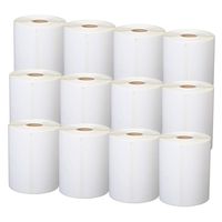 Dymo 1744907 Compatible 4XL Internet Postage 4" x 6" Shipping Labels (12 Rolls)