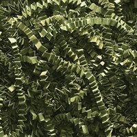 Aviditi CP10S Crinkle Cut Paper, 10 lbs per Case, Olive