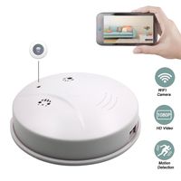 Sunsome Upgrade WiFi Hidden Spy Camera Smoke Detector,HD 1080P Nanny Cam Motion Detection Wireless Mini Video Recorder for Home Security,Support iOS/Android/PC/Mac