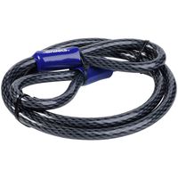 Brinks 675-62701 Commercial 5/8" X 7' Braided Cable, Loop Ended