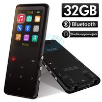 MP3 Player, 32GB MP3 Players with Bluetooth, AUX Burning, Double Earphone Jack, Sports Armband, Sleep Timer, HiFi Music, FM Radio and Record, Shuffle Play, Pedometer,Lux packing