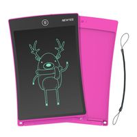 NEWYES Jot 8.5 Inch Doodle Pad Drawing Board LCD Writing Tablet with Lock Function for Note Taking eWriter Gifts for Kids Pink