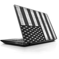 15 15.6 inch Laptop Notebook Skin vinyl Sticker Cover Decal Fits 13.3" 14" 15.6" 16" HP Lenovo Apple Mac Dell Compaq Asus Acer Black White Grunge Flag USA America