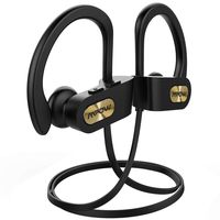 Mpow Flame Bluetooth Headphones Sport IPX7 Waterproof Wireless Sport Earbuds, Richer Bass HiFi Stereo In-Ear Earphones, 7-9 Hrs Playback, Running Headphones W/CVC6.0 Noise Cancelling Mic, Gold