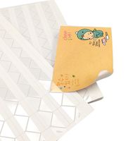 10 Sheet (1020-pack)Photo Corners Self Adhesive PVC Paper Photo Foto Corner Stickers for Scrapbooking Personal Journal (Clear)