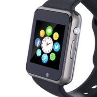 Hocent Smart Watch, Smartwatch with SD Card Camera Pedometer Phone Call Text SNS SMS Sync SIM Card Slot Music Player Alarm Compatible with Android and IPhone (Partial Functions) for Men Women Teens