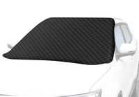 BUG HULL XL Car Windshield Cover for Snow, 61"x53" Thickened Snow Covers for Car, Auto Snow Windshield Cover, Winter Windshield Cover for Ice and Frost