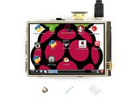 Waveshare 3.5inch HDMI LCD Resistive Touch Screen 480x320 High Resolution HDMI Interface IPS Screen Designed for Raspberry Pi 4/3 B/2B/B +/B