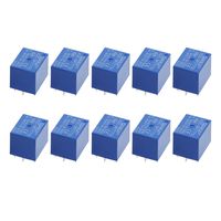 Saim DC 5V Coil 5 Pins Mini SPST Power Relay PCB Type JQC-3F 10 Pcs