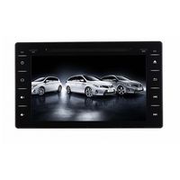 8 Inch Touchscreen Monitor Car GPS Navigation System for TOYOTA Hilux 2016 Car Stereo DVD Player w/ Radio+RDS+Bluetooth+SWC+AUX In+Free Backup Rear View Camera+Free US Map by Indiny