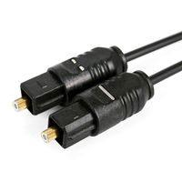 Digital Optical Audio Cable Toslink Cable, Fiber Optic 3.28 Feet (1 Meter)