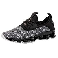 Men's Sneakers,Men Flat Lace-Up Sports Mesh Shoe Wear Resistant Non-Slip Light Sneakers,Shoes for Men(9,Gray)