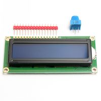 ELEDIY Standard LCD 16x2 Character LCD Display Module + Extras for Arduino (Blue Background)