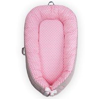 LOAOL Baby Portable Lounger Snuggle Infant Nest Bassinet Reversible Co Sleeping Cribs Newborn Bumper (BY-2013)