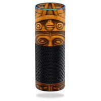 MightySkins Skin Compatible with Amazon Echo - Carved Aztec | Protective, Durable, and Unique Vinyl Decal wrap Cover | Easy to Apply, Remove, and Change Styles | Made in The USA