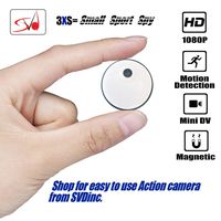 SVD Inc. Mini wireless Spy camera/Sports Camera Recorder, 1080P HD, Built-in Battery. 8GB memory Loop recording with motion detector. With FREE Bicycle/Bike mount. For Home, Sports, Car, office etc.