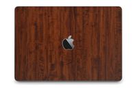 iCarbons Dark Wood Skin Wrap for MacBook Pro 13" (Late 2016-Current, With Touchbar) Full Combo