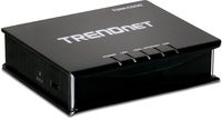 TRENDnet 1-Port ADSL 2/2+ Fast Ethernet/USB Combination Modem Router TDM-C500 (Black)