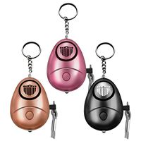 Urgod Safesound Personal Alarm Keychain, 3 Pack 130 dB Emergency Self-Defense Security Alarms with LED Light as Bag Decoration, for Women Kids Girls Student Elderly and Night Workers