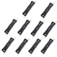 HiLetgo 10pcs 18650 Battery Clip 18650 Battery Holder 18650 Batteries Case for 18650 Battery with Connect Lead Arduino Raspberry Pi