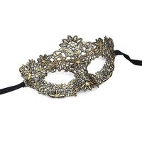 iMapo Masquerade Mask for Women, Mardi Gras Lace Masks, Cosplay Venetian Party Prom Ball Christmas Halloween Eye Lady Masks - Gold