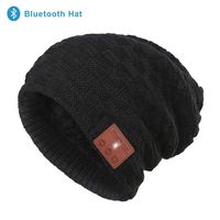 Bluetooth Beanie Hat, Upgraded Unisex Knit Wireless Bluetooth Music Beanie Headphones for Women Men, Built-in HD Stereo Speakers & Microphone for Winter Fitness Outdoor Sports