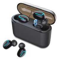 Wireless Earbuds Bluetooth 5.0 True Wireless Headphones TWS Noise-Canceling Headset Wireless Earphones 1500mAH Charging Dock Up to 60H Playtime HD Hi-Fi Stereo Sound Built-in Microphone