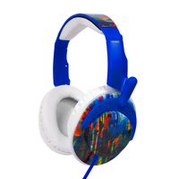 Koss RUK 50B Full-Sized Stereophone with Leatherette Cushions for Enhanced Sound, Blue (Discontinued by Manufacturer)