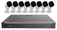 Revo America Ultra HD Audio Capable 16 Ch. 3TB NVR Surveillance System with 8 4 Megapixel Cameras, White (RU162B8GA-3T)