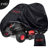 Eventronic Riding Lawn Mower Cover, Riding Lawn Tractor Cover 210D Waterproof Heavy Duty Durable (L71 xW47 xH43)-Black