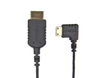 CMR 15 Inch UltraFlex 4k Mini Right Angle HDMI Male to Standard HDMI Male Cable. Ultra Flexible Slim 90 Degree Thin HDMI Cable.