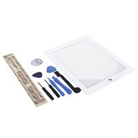 HDE Replacement iPad 3 Touch Screen Tablet Front Display Digitizer Glass 7-Piece Tool Kit and Adhesive Tape (White)