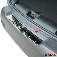 JEEP RENEGADE Chrome Rear Bumper Sill Cover Protector Trim Stainless Steel Plate