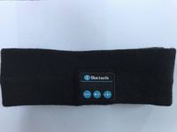 Laylala Unisex Music Bluetooth Headband Sweatband with Wireless Headphones Headsets Speakers Mic Hands-free for Gym Exercise Running Skiing Snowboard Camping Skating,Christmas Gift-black