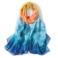 Hqysjin Ladies Silk Scarves Sunscreen Shawl Silk Scarf,Fives,175110cm