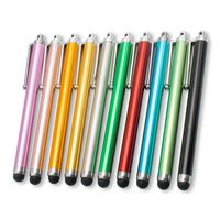 10 Pack Stylus Pen,Universal Touch Screen Capacitive Stylus for Kindle Touch iPad iPhone 6/6s Plus 7 X Mas Samsung S5 S6 S7 Edge S8 Plus Note Black Blue Red Pink Purple Green Orange Gold