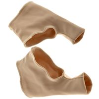 Toe Bunion Gel Joint Protector Hallux Valgus Corrector Sleeve Pads Fabric 1 Pair S Size Protector