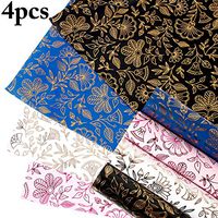 Wrapping Paper Rolls Pack of 4, Coxeer Wrapping Paper Creative Christmas Valentine's Day New Year Birthday Gift Wrap Paper Craft Wrapping Paper